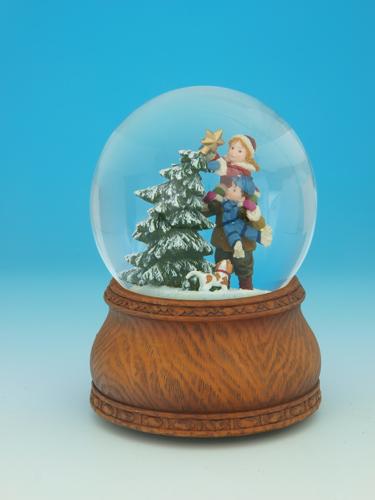 Foto Bola musical arbol de navidad