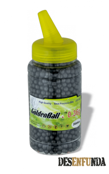 Foto Bolas de plástico Golden Ball Invisibles 5.95±0.01 mm PVC 6 mm 0.36g 35664