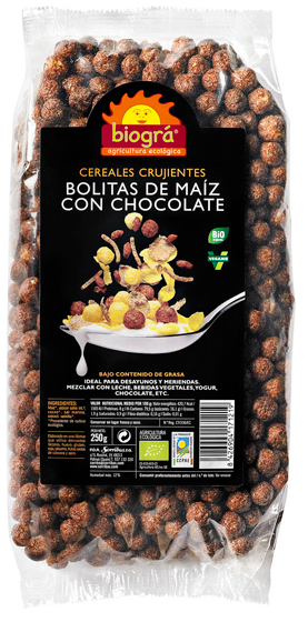 Foto Bolitas de chocolate - 250 gr - sorribas biogra