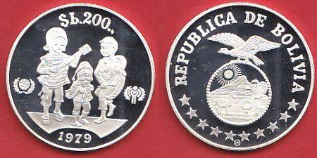 Foto Bolivien 200 Pesos 1979