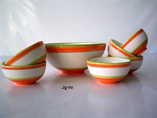 Foto Boll de cocina modernos naranja y verde