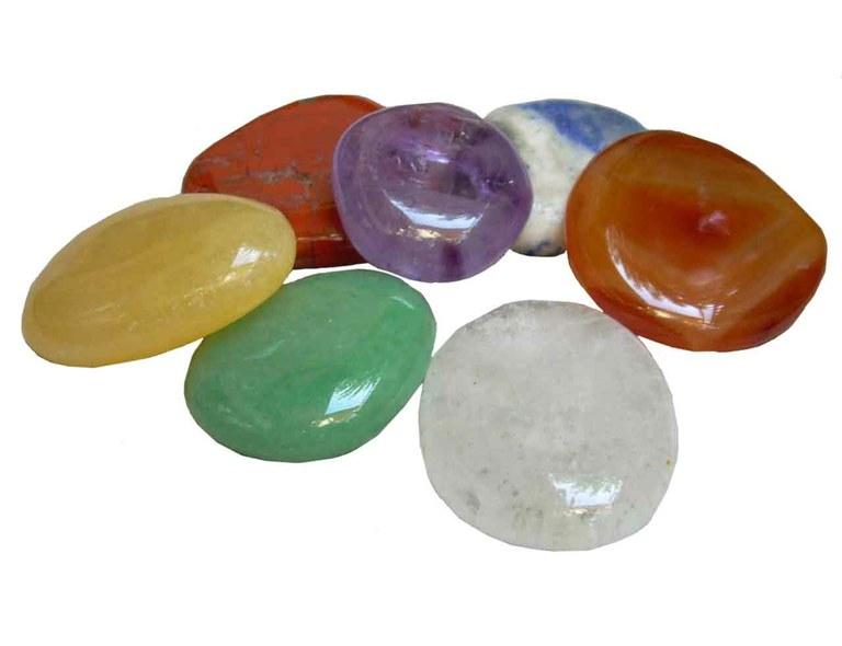 Foto Bolsa de los 7 chakras minerales