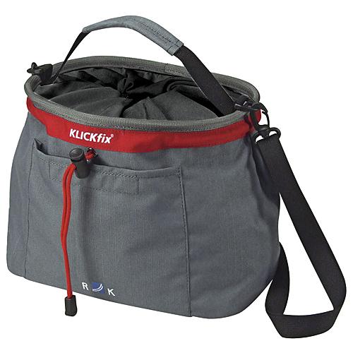 Foto Bolsa de manillar KlickFix Light Bag gris/rojo