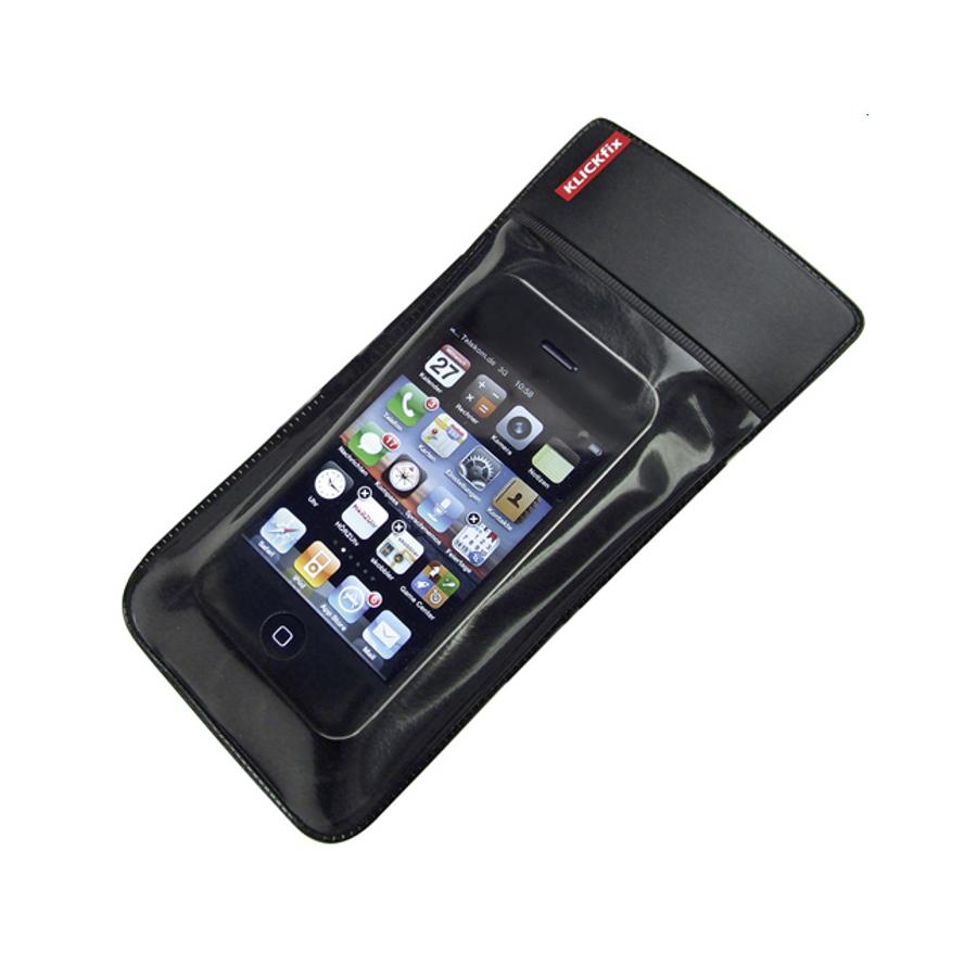 Foto Bolsa de manillar KlickFix Phone Bag S negro