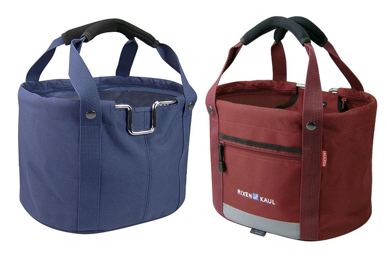 Foto Bolsa de manillar KlickFix Shopper Comfort Mini rojo/azul , azul