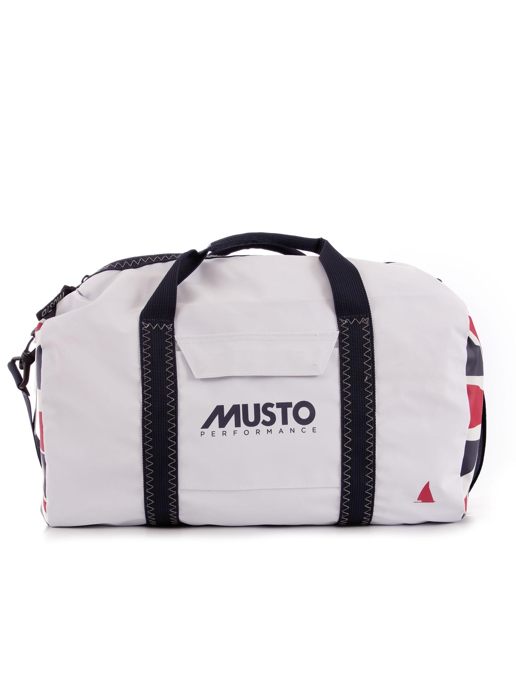 Foto Bolsa Deporte Blanco Bandera Lateral