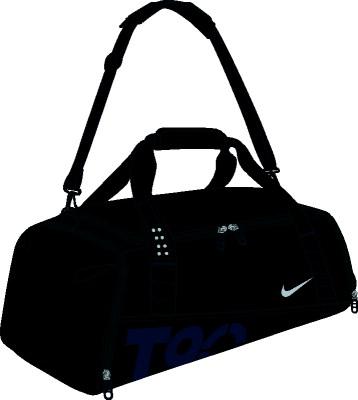 Foto Bolsa Nike T90 Negro/Azul