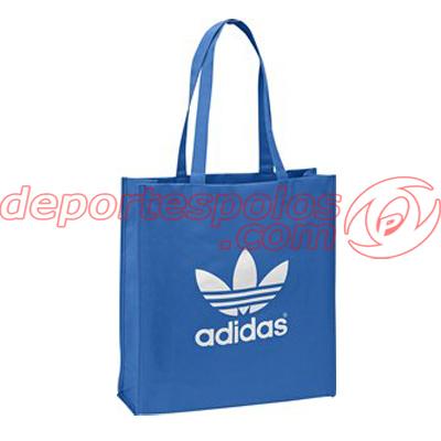 Foto bolsa/adidas:ac trefoil shop unica azulcien/blanco