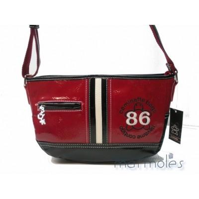 Foto Bolso Bandolera De Mujer De Marca Caminatta De Asa Larga Color Rojo Rf.6001r