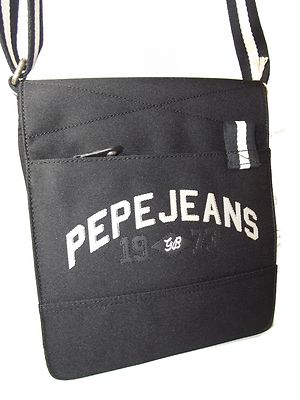 Foto Bolso Bandolera Poliester Marca Pepe Jeans Color Gris Con Solapa Rf.75518