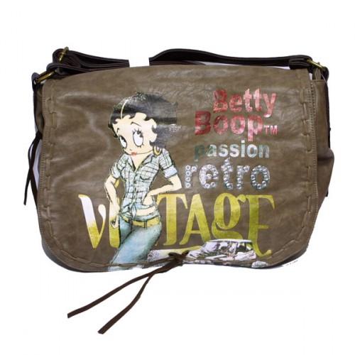 Foto Bolso Betty Boop solapa colección Taupe Vintage