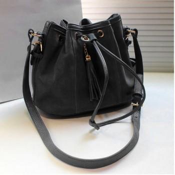 Foto Bolso Bolsa Bandolera Ajustable Piel Pu Color Negro Mujer Talla Única