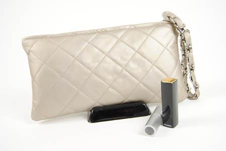 Foto bolso chanel acolchado color oro