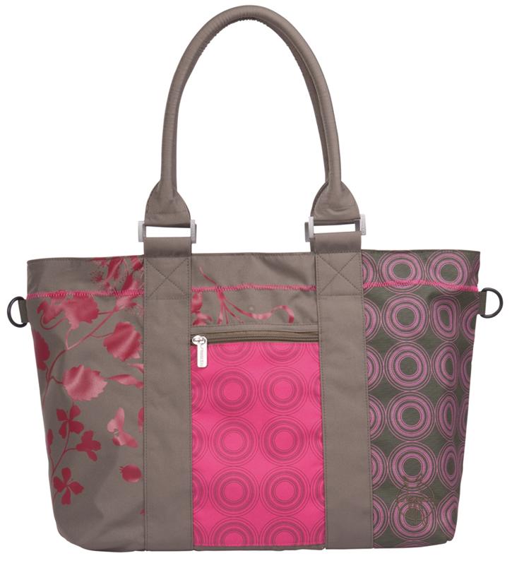 Foto Bolso City Shopper Bag Con Accesorios Lassig Colorpatch Olive