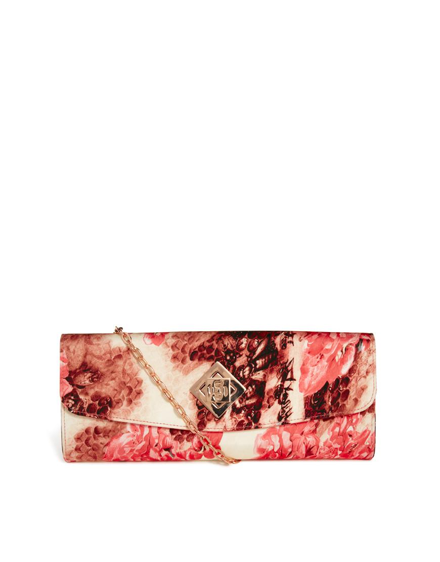 Foto Bolso clutch con estampado floral Maarsha de Ted Baker Rosa