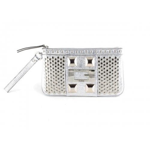 Foto Bolso clutch Guess plata