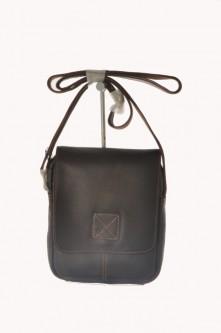 Foto Bolso de hombre de piel pequeño marrón r art.941