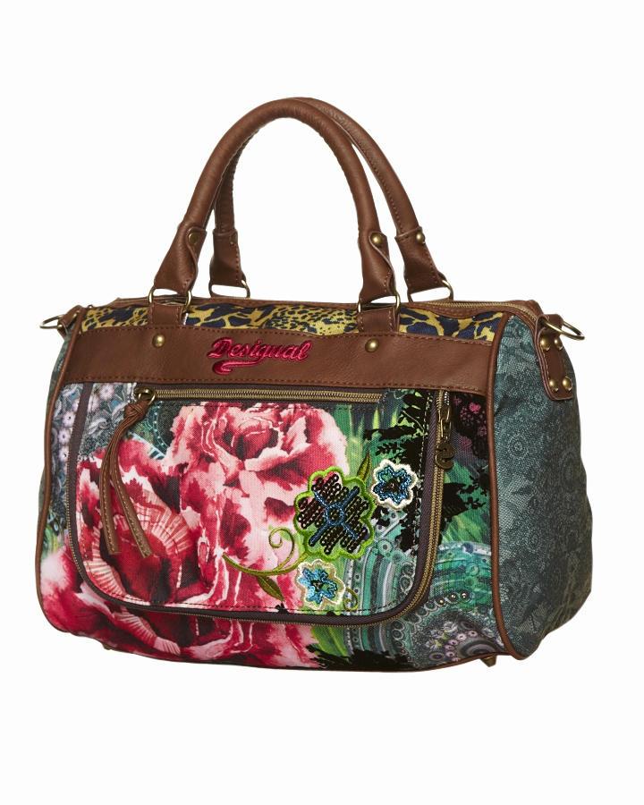 Foto Bolso De Mano Mirror Garden Flamenco De Desigual, 9 L - Green Robin