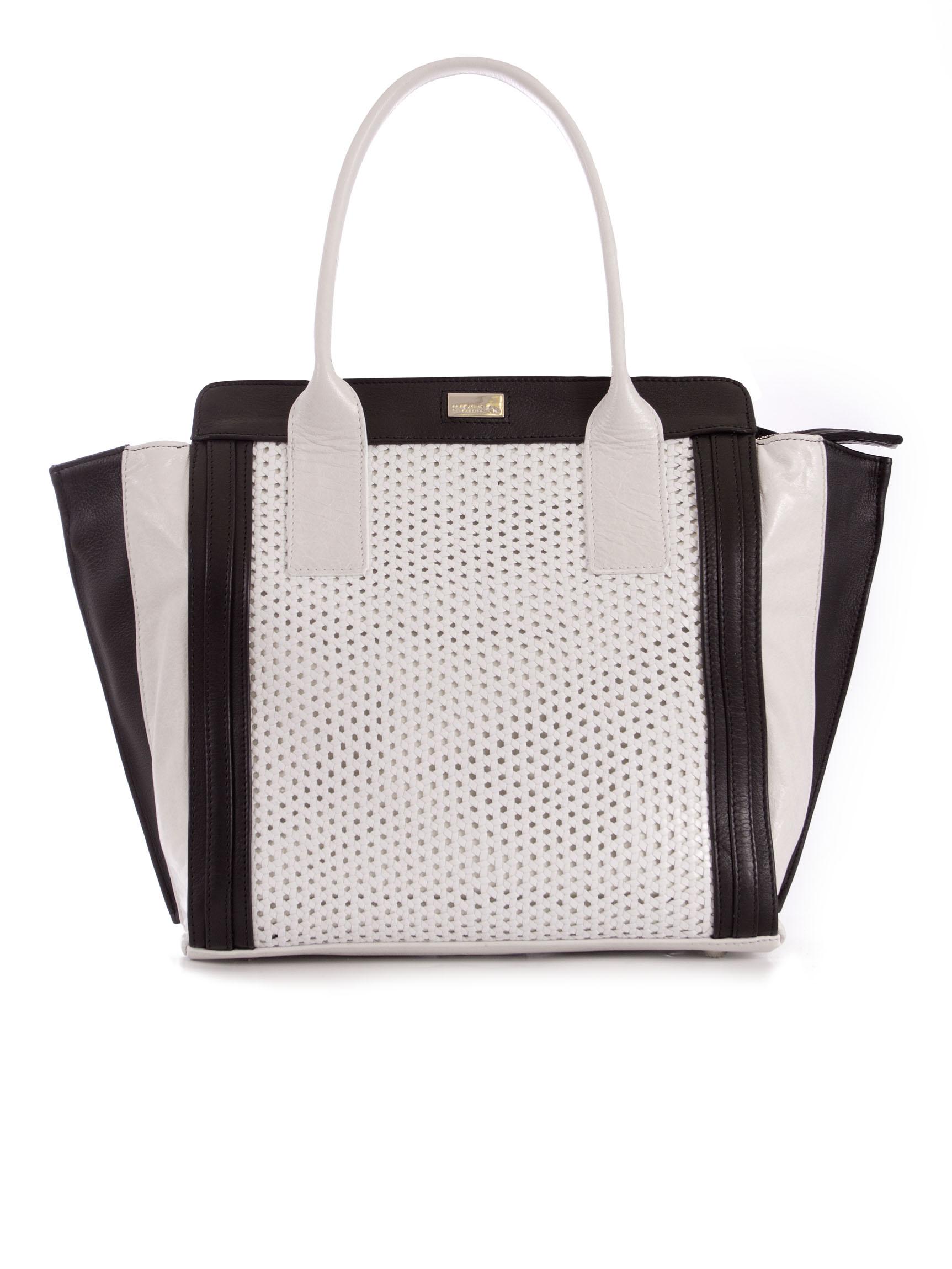 Foto Bolso Doble Asa Color Blanco