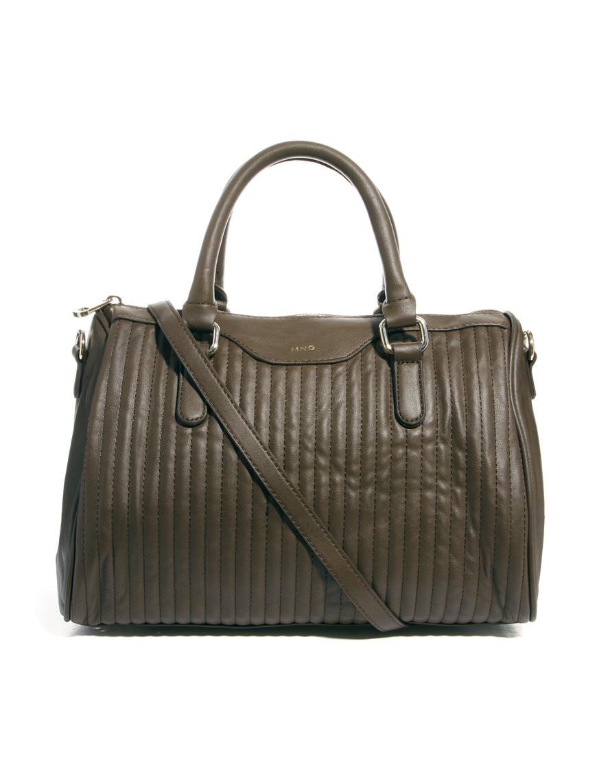 Foto Bolso estilo bolera guateado de Mango Bitume