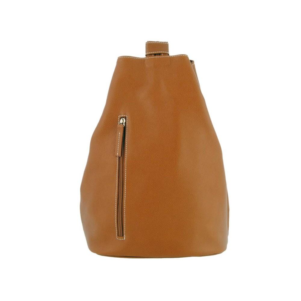 Foto Bolso mochila en piel (Color: CUERO, Talla: U)