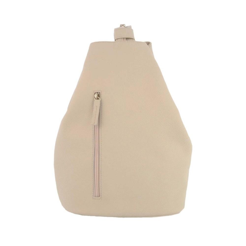 Foto Bolso mochila en piel (Color: HIELO, Talla: U)