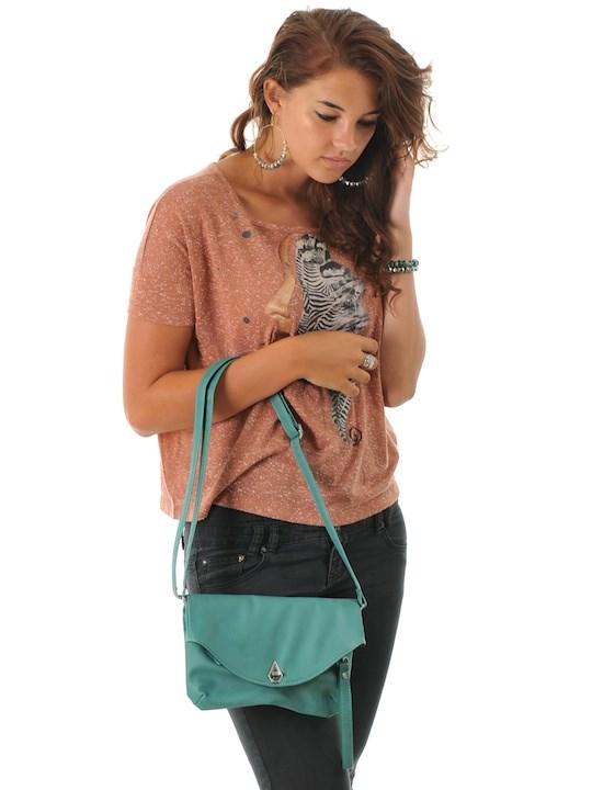 Foto Bolso Mujer Volcom On The Fritz Crossbody Emerald Verde