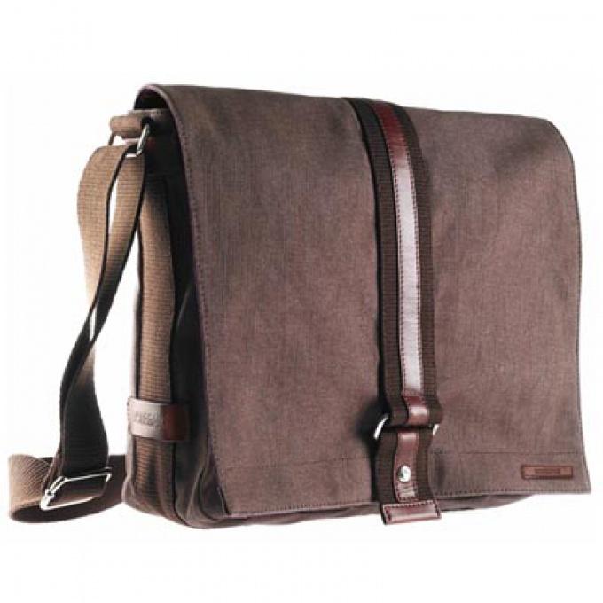 Foto BOLSO NÓMADA DE LINO CHOCOLATE BOREGART