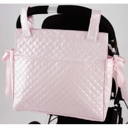 Foto Bolso panera plastificada rosa andu modin