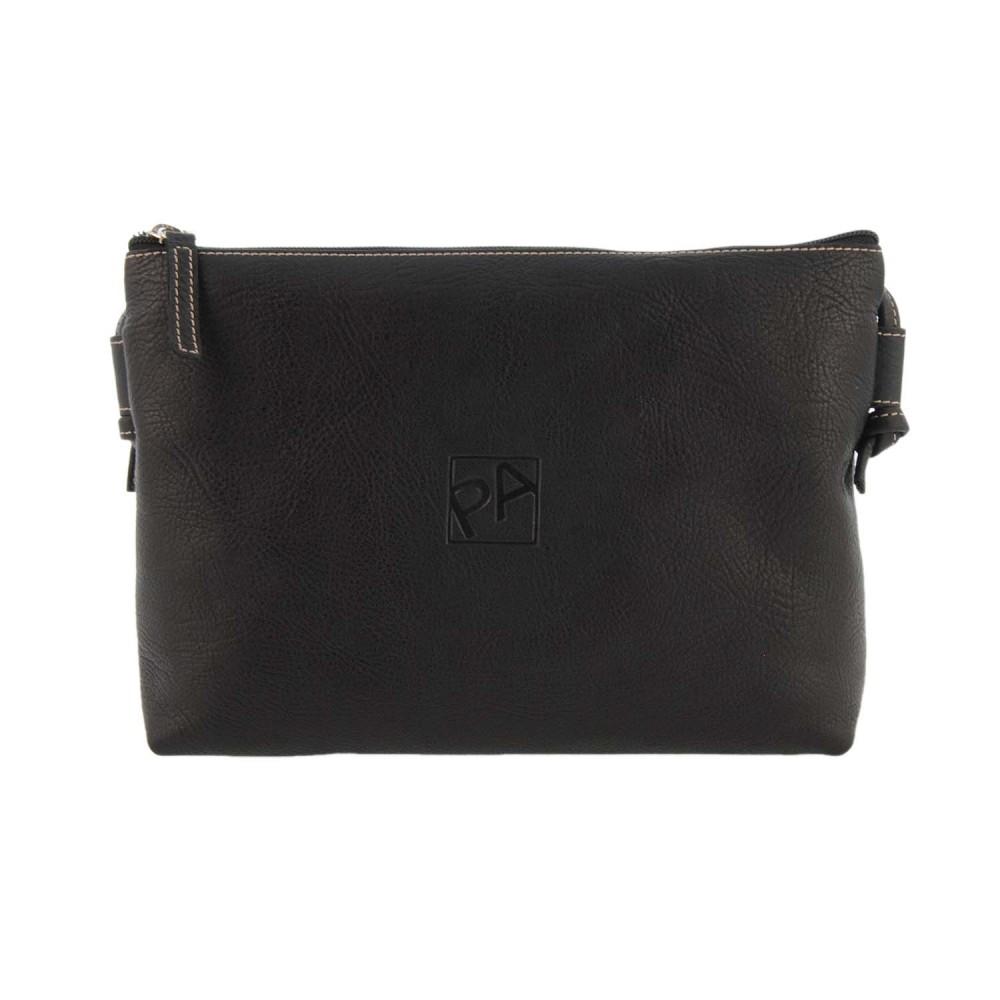 Foto Bolso piel Paula Alonso asa bandolera (Color: NEGRO, Talla: U)