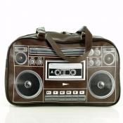 Foto Bolso retro radio marrón