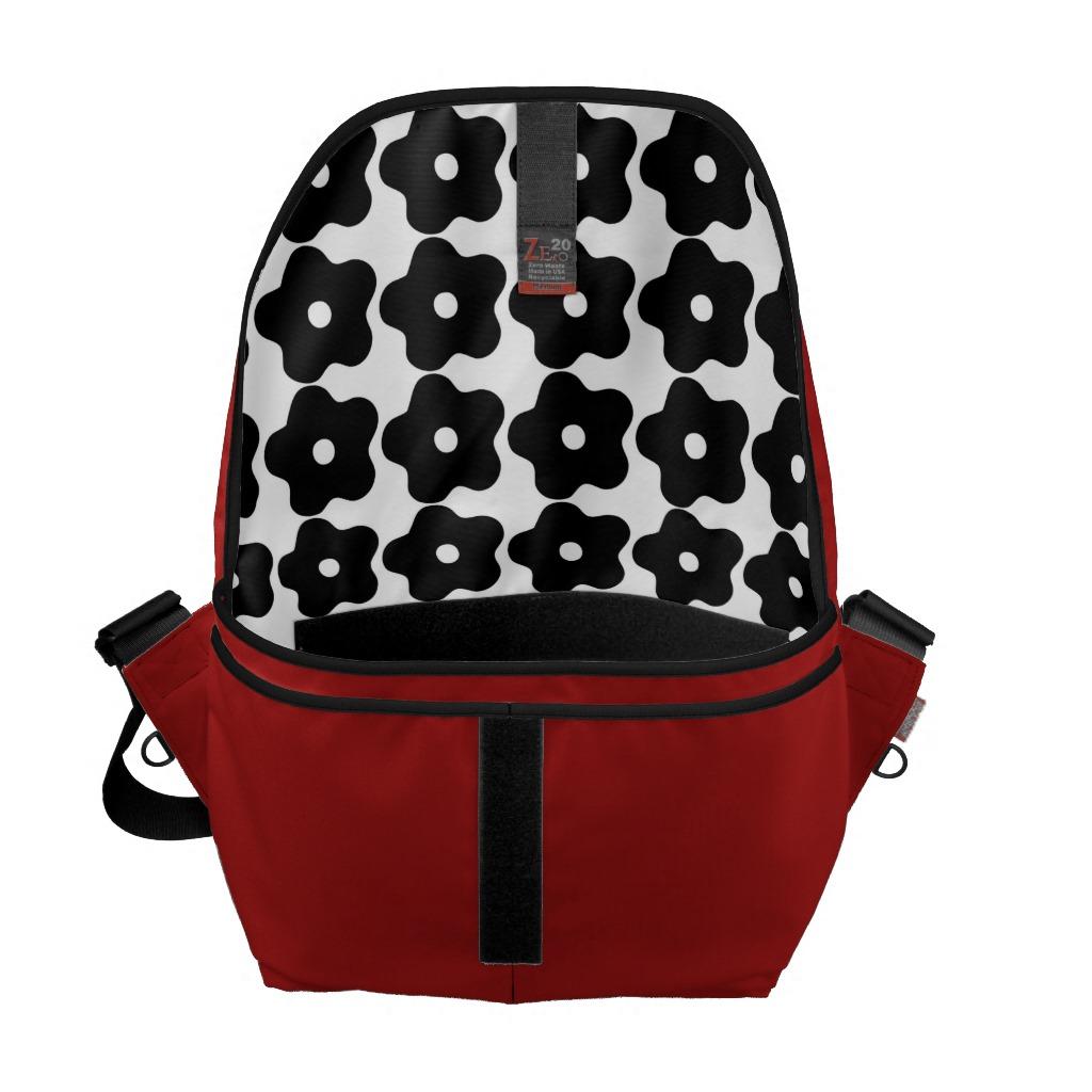 Foto Bolso reverso floral del ordenador portátil del me Bolsas Messenger