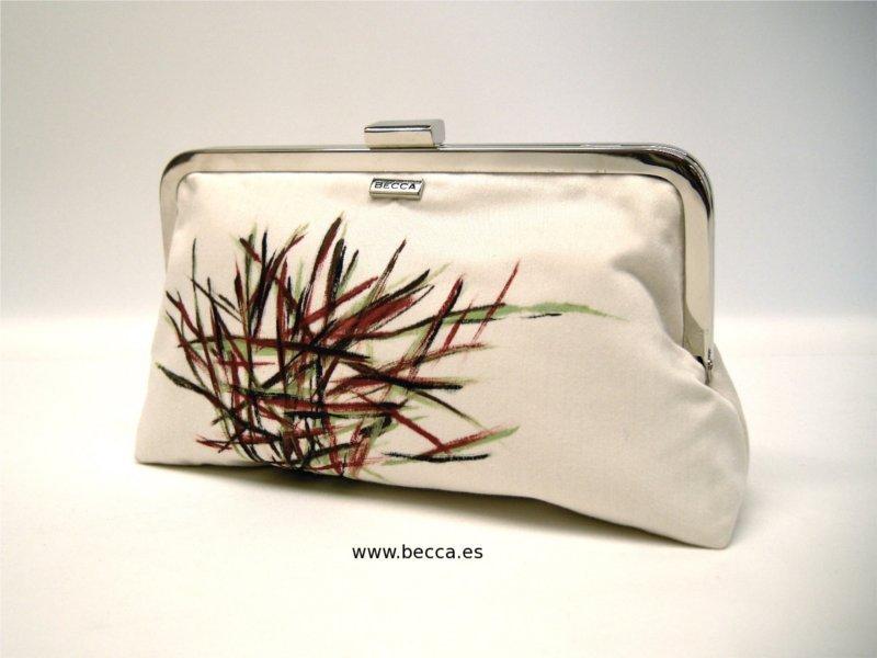 Foto Bolso satn pintado,clutch Becca