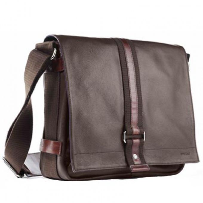 Foto BOLSO TRAVEL CUERO CHOCOLATE BOREGART
