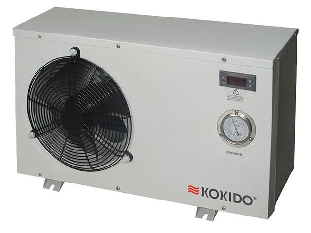 Foto bomba de calor kokido para 90 m3