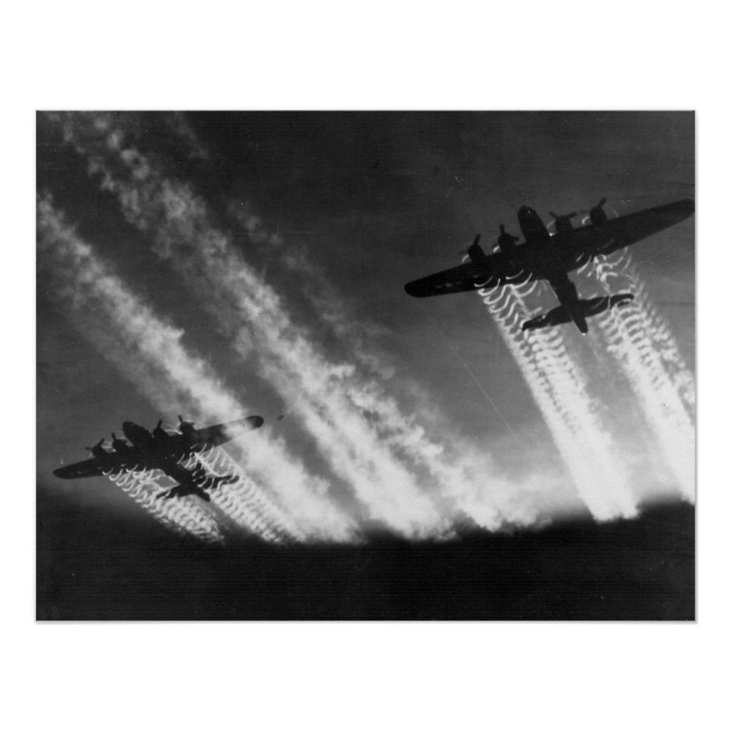 Foto Bombardero de la fortaleza del vuelo B-17 Posters