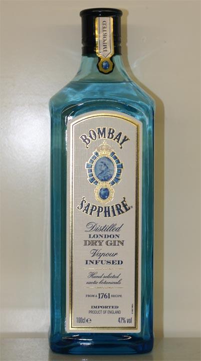 Foto Bombay Sapphire London Dry Gin 1,0 Liter 47%vol. (19.49 EUR/L)