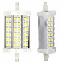 Foto bombilla 36 5050 smd led blanco cálido r7s/j118 420lm 8w luz lámpara l