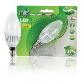 Foto Bombilla led en forma de vela 3w (12w) e14 hq
