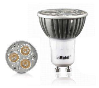 Foto Bombilla Led GU-10 3Watt Luz Cálida