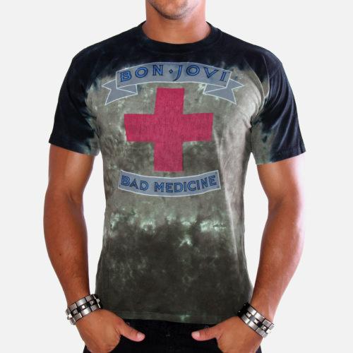 Foto Bon Jovi - Bad Medicine - Color: Negro, Gris, Verde