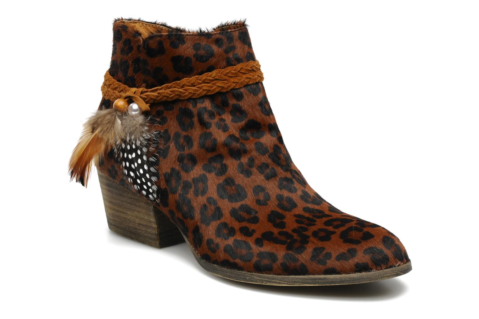Foto Boots y Botines No Name Folk Pony Leopard Mujer