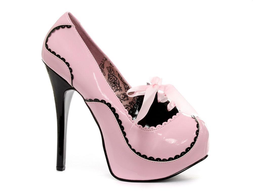 Foto Bordello Teeze-01 Pink Patent Womens Platform Heels