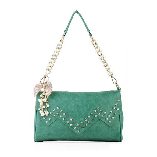 Foto Borlas elegantes bowknot Rhinestone Hag