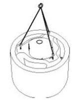 Foto BOSE PRO 16 EU PENDANT BK Kit For Mounting Model 16eu/16 Black