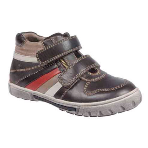 Foto Botín retro velcro billowy marrón
