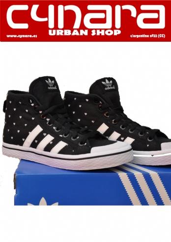 Foto BOTA ADIDAS NEGRA HONEY MID STRIPE - Camisetas - Adidas - Tallas: 40,