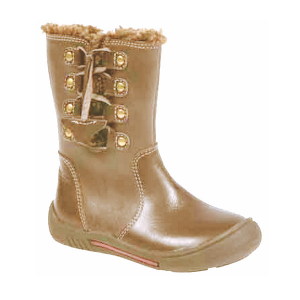 Foto Bota billowy cordones camel