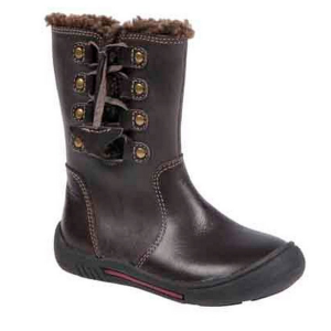 Foto Bota billowy cordones chocolate