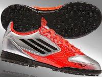 Foto Bota de futbol F5 TRX TF para niño plamet/ negro G61519.